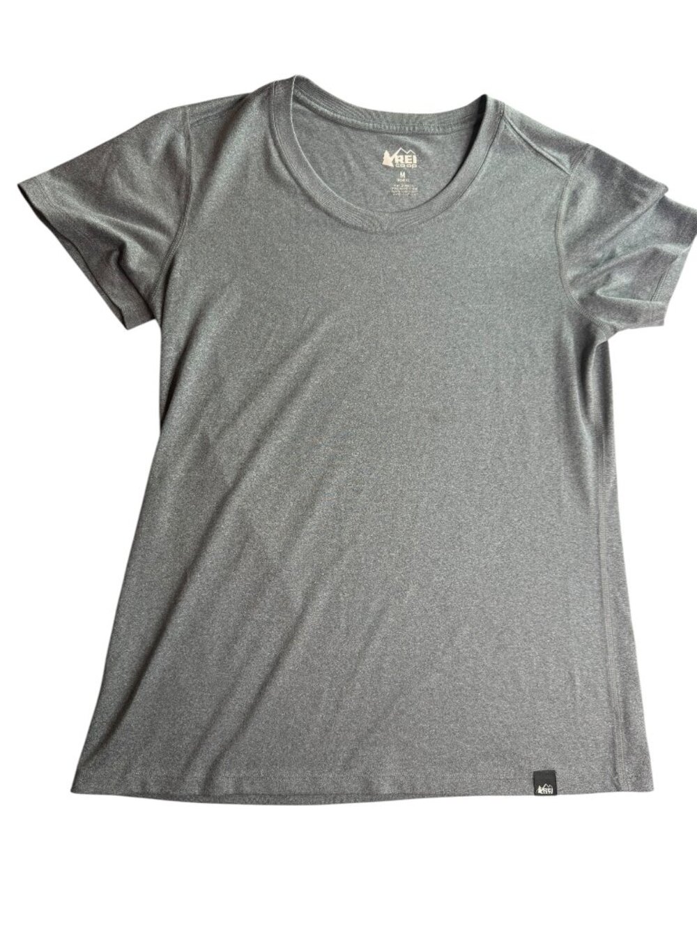 REI Coop T Shirt Gray Size Women's M.  Round Neck. Short Sleeve